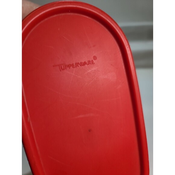 Vintage TUPPERWARE 1615-13 Modular Mate 12 1/4 cup 1616-2 Red Lid - Picture 6 of 10